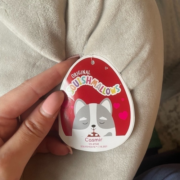 Squishmallow Casmir the husky Valentine's Day Edition Rare - Picture 5 of 5